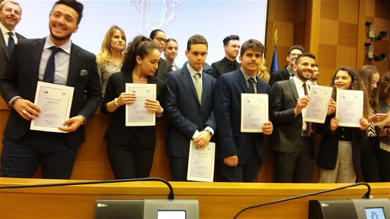 Studenti dell'Itas-Itc a Roma,alla Camera dei Deputati,percorso scuola lavoro