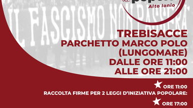 Potere al Popolo: a Trebisacce una giornata per celebrare il 25 aprile