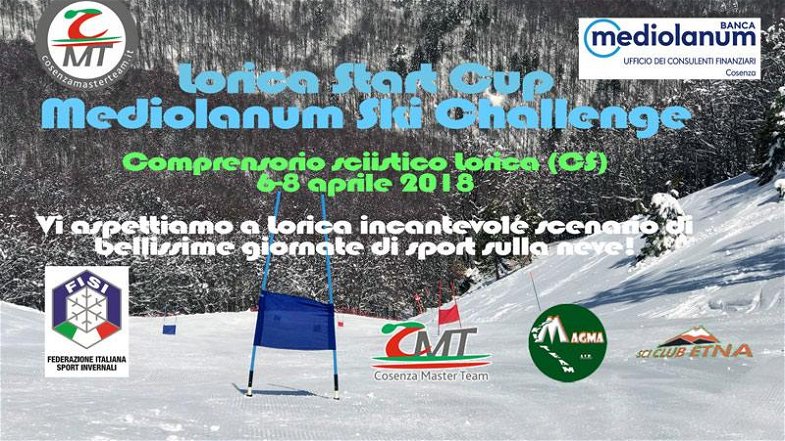 Lorica, sci alpino. tre giorni di gare dal 6 all'8 aprile