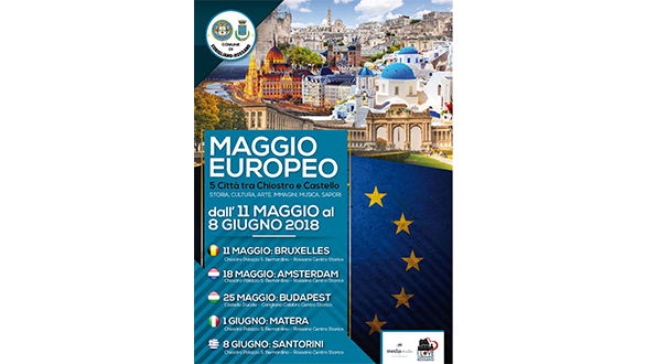 Maggio Europeo, inaugurazione venerdì 11 maggio