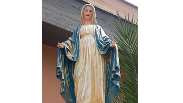 Corigliano, restaurata la statua della Madonnina nella stazione ferroviaria