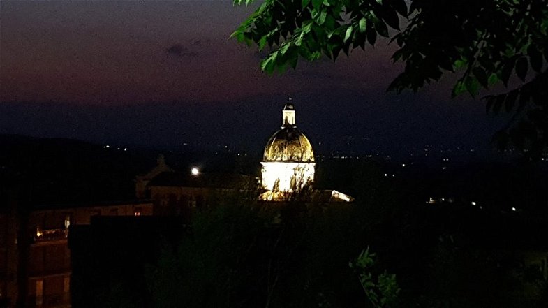Corigliano, Ascente: in corso lavori di illuminazione della cupola di Sant'Antonio