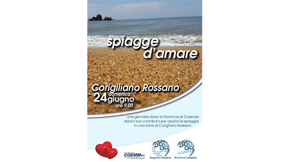 Corigliano Rossano, domenica 24 parte Spiagge D'amare