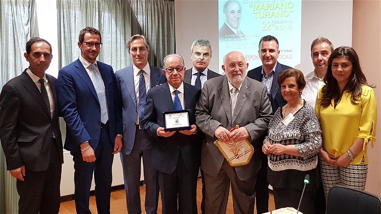 Castrolibero: Premio Mariano Turano all'imprenditore Giuseppe Branda