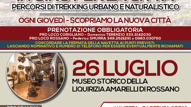 In Giro per la Città: in programma per domani 26 luglio la tappa al Museo della Liquirizia Amarelli