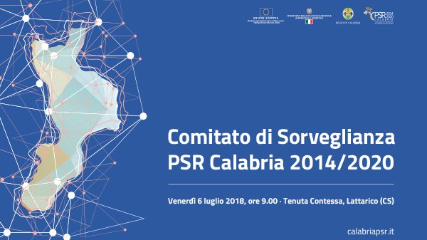 Partono i lavori del Comitato sorveglianza del PSR CALABRIA 2014-2020
