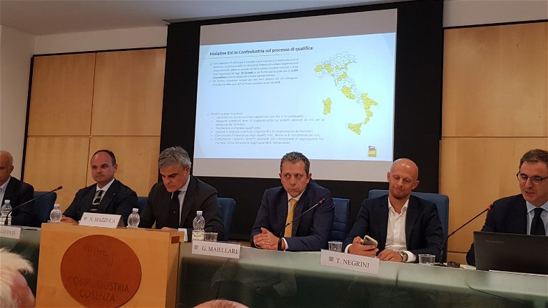 Aziende Unindustria Calabria discutono di nuove opportunità di collaborazione. Incontro con ENI
