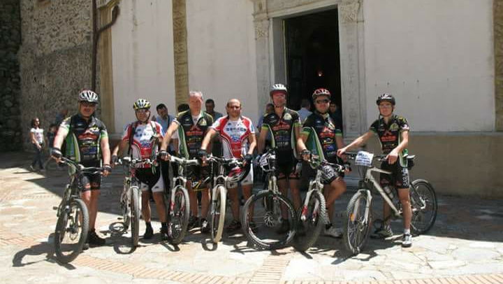 Carovana di 200 ciclisti al Santuario della Madonna di Polsi