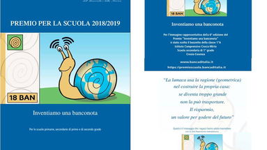 La Banca d’Italia sceglie il bozzetto dell’I.C. Crosia come logo del IV Premio “Inventiamo una banconota”