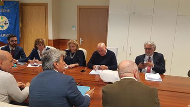 Oliverio ha incontrato la fondazione Arbëreshë