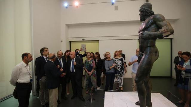 Meeting Drv, Oliverio insieme all'on. Shultz e Zahn visita la Camera di Commercio di Reggio e il Museo Archeologico