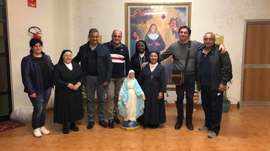 Fidelitas restaura la statua della Madonna