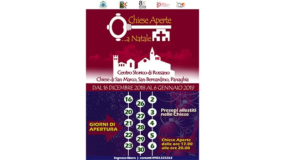 Chiese aperte a Natale