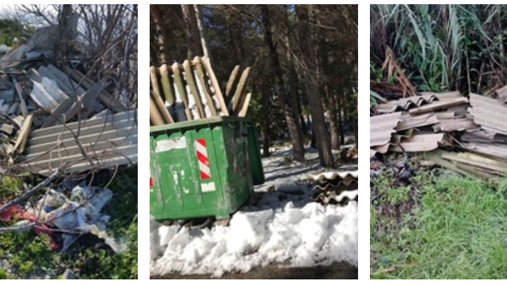 Rossano, amianto: vasta operazione di bonifica dalla montagna al mare