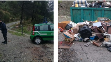 Carabinieri Forestali, Albidona: attività illecita di rifiuti. Sequestrata area comunale