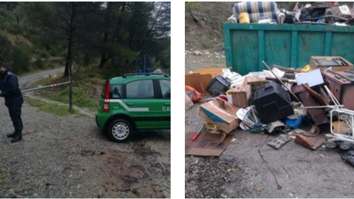 Carabinieri Forestali, Albidona: attività illecita di rifiuti. Sequestrata area comunale