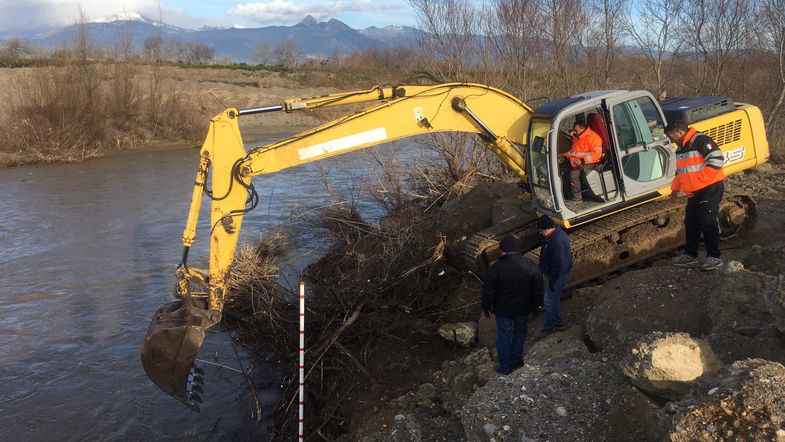 Crati, installato un misuratore per livello acqua