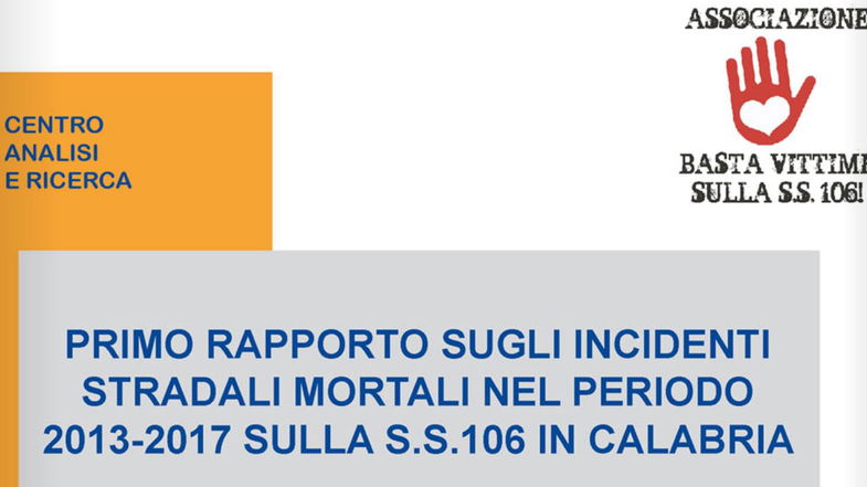 Statale 106, online il sito dedicato al rapporto sulle vittime