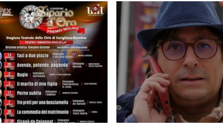 Teatro, ritorna Sipario d'Oro, dal 13 gennaio. Sarà una grande edizione. Garofalo: 