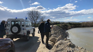 Alluvione Thurio, visita della Protezione Civile