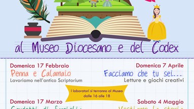 Museo Diocesano e del Codex, laboratori didattici creativi per stimolare i bambini