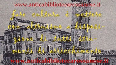 www.anticabibliotecarossanese.it, memoria storica in digitale: l'iniziativa culturale di Martino Rizzo
