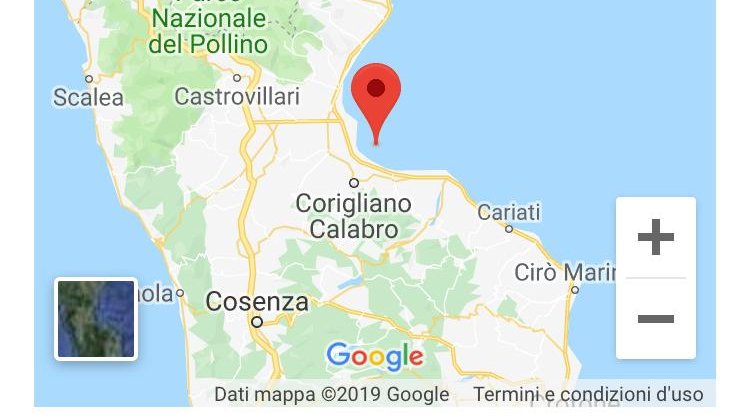 Avvertita debole scossa di terremoto nel territorio di Corigliano Rossano