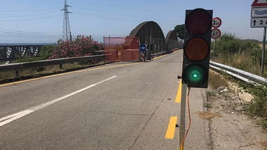 Riaperto al traffico il viadotto sul torrente Saraceno