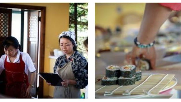 Nuova proposta esperienziale di casa Barbieri. Cucina giapponese,successo per corso con la maestra Fujita