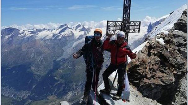 Due alpinisti calabresi conquistano la vetta del Cervino