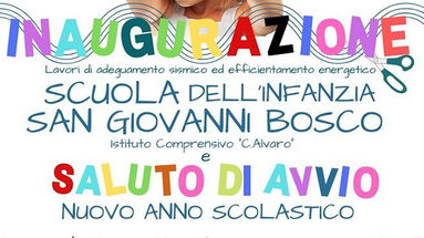 Trebisacce: domani inaugurazione scuola Don Giovanni Bosco