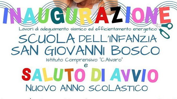 Trebisacce: domani inaugurazione scuola Don Giovanni Bosco