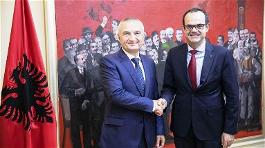 Musmanno ricevuto dal presidente dell’Albania