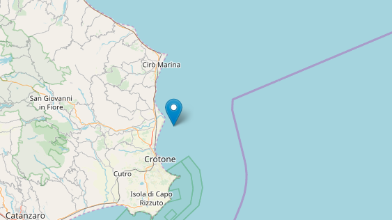 Terremoto di magnitudo 3.7 nel Crotonese