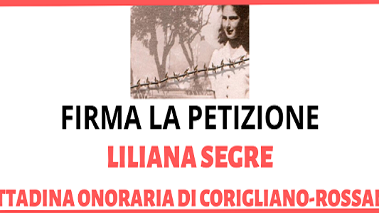 Cittadinanza a Liliana Segre, nel weekend raccolta firme in piazza Le Fosse