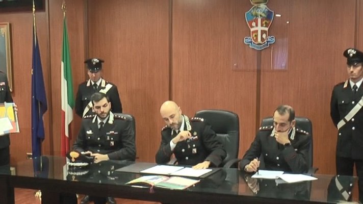 Presentato a Cosenza il Calendario Storico e l'Agenda Storica dell'Arma dei Carabinieri 2020