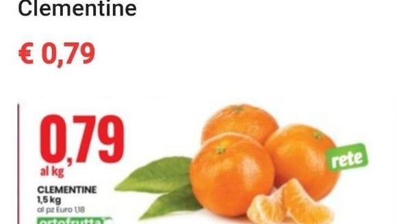 Coldiretti, la campagna delle clementine IGP Calabria parte male