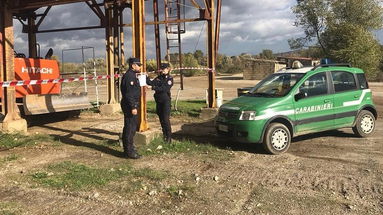 Sequestrati due impianti di calcestruzzo su area demaniale