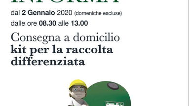 Mandatoriccio, Ecoross consegna a domicilio i kit per la differenziata