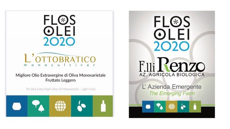 Flos Olei 2020 Calabria protagonista: Olearia San Giorgio e Fratelli Renzo nei “The Best”