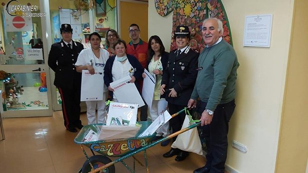 Iniziativa dei Carabinieri Forestali: l'epifania porta la natura negli ospedali pediatrici