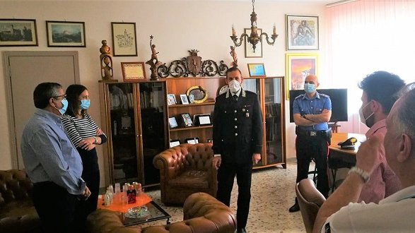 Cassano: il nuovo Tenente Castagna fa visita al comune