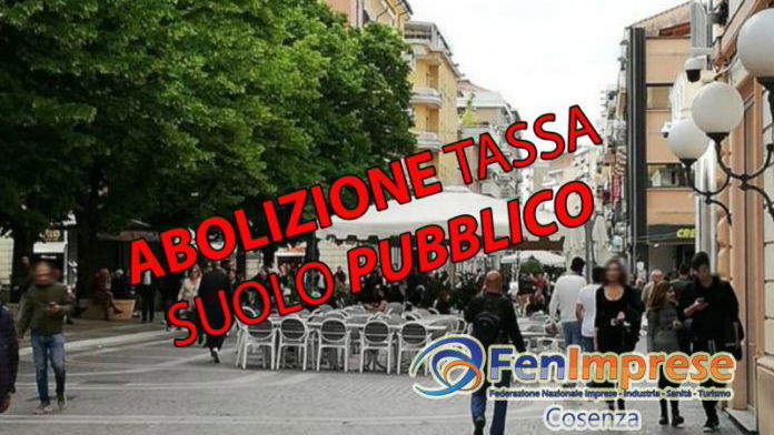 Abolita tassa suolo pubblico per le attività commerciali di Corigliano Rossano. La soddisfazione di FenImprese