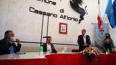 Il Vicepresidente della Giunta regionale Spirlì in visita a Cassano