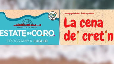 Estate in Co.Ro, teatro sotto le stelle: la cena dei cretini