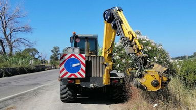 Sulla SP10 di Orsomarso sono iniziati i lavori