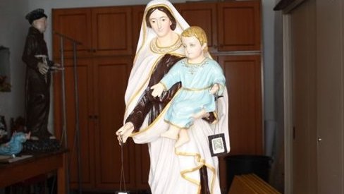 Roseto Capo Spulico: torna al suo splendore la statua della Madonna del Carmelo