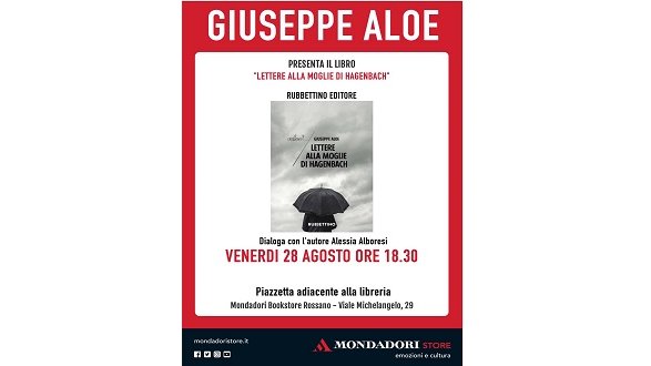Rossano: Giuseppe Aloe presenta il suo libro alla Mondadori