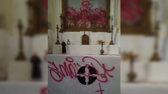 Castrovillari, la chiesa della Madonna dell'Idria presa di mira dai vandali