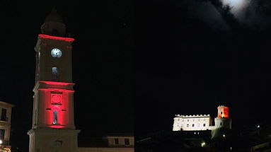 Per un una notte si illuminano i monumenti di Corigliano-Rossano